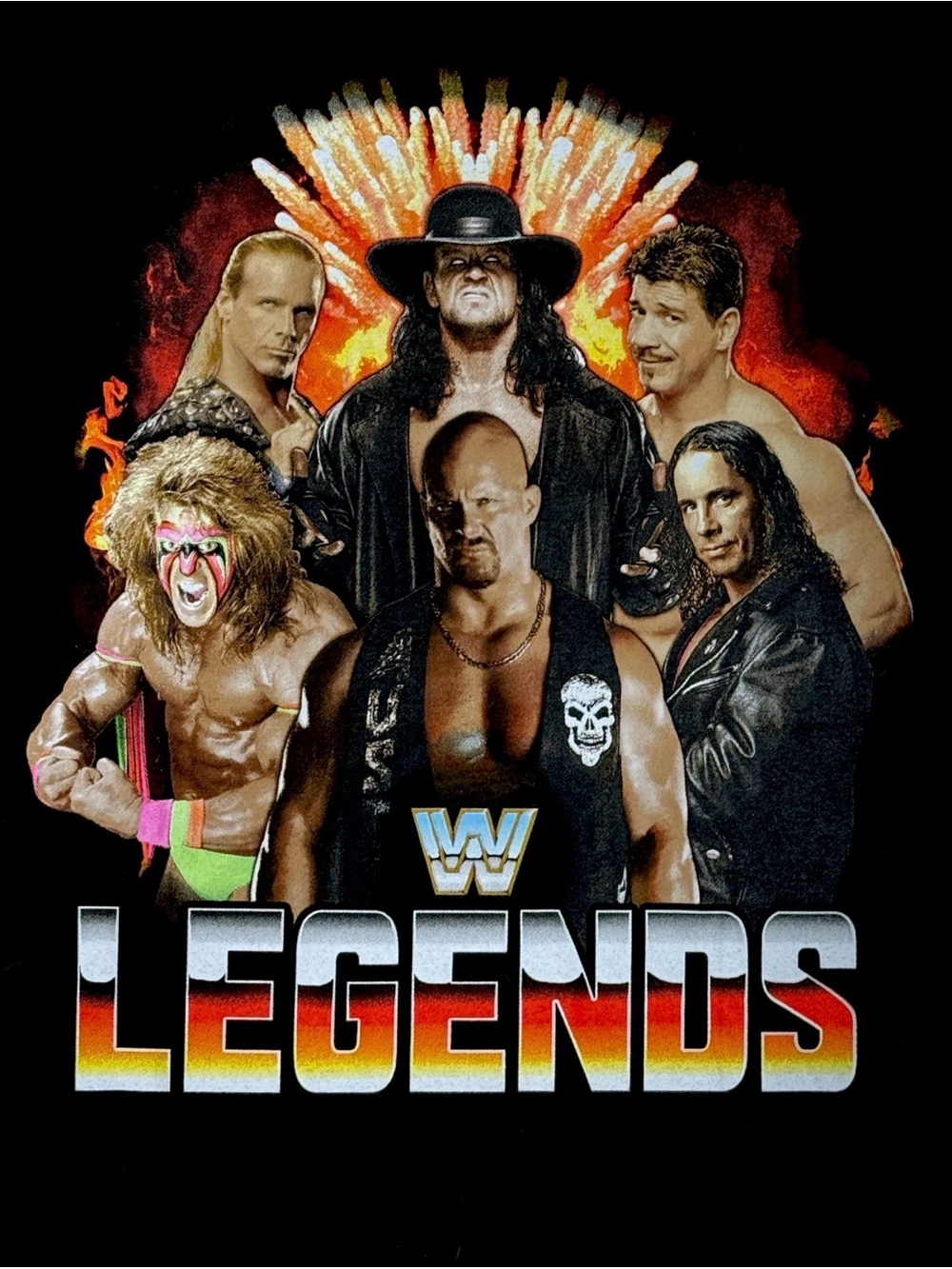 WWE Legends Wrestling Graphic T-Shirt - Size Medium - NWT - Picture 2 of 2